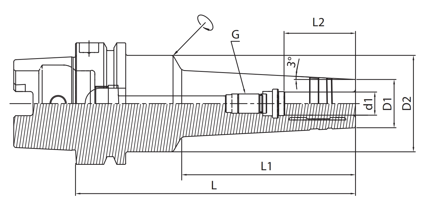 SPECIFICATION OF SK HYDRAULIC CHUCK, FOR GRIND